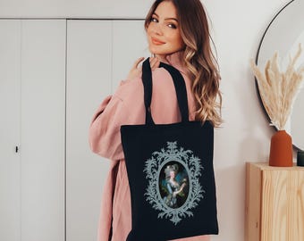 Marie Antoinette canvas draagtas | Coquette Cottagecore Aesthetic