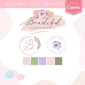 Pastell Logo Design Template: DIY Small Business Branding (Canva)