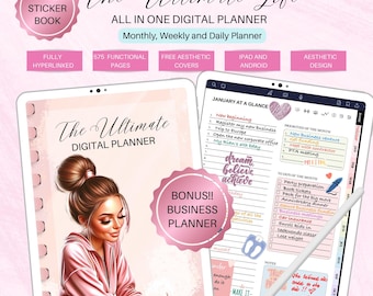 ADHD Digital Planner: Ultimate All-in-One Life Planner (Goodnotes, iPad, Android)