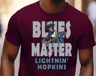 Lightnin' Hopkins T-shirt, Inspired by Japanese Import Vinyl Art