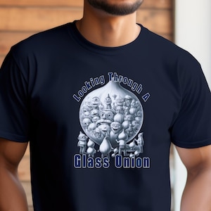 Glass Onion classic rock tshirt salutes the legacy of The Beatles. Turn heads with this custom designed rock & roll vintage shirt.