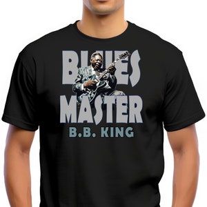 B.B. King blues music t shirt celebrates the brilliance of B.B. King - one of the original Blues Masters!
