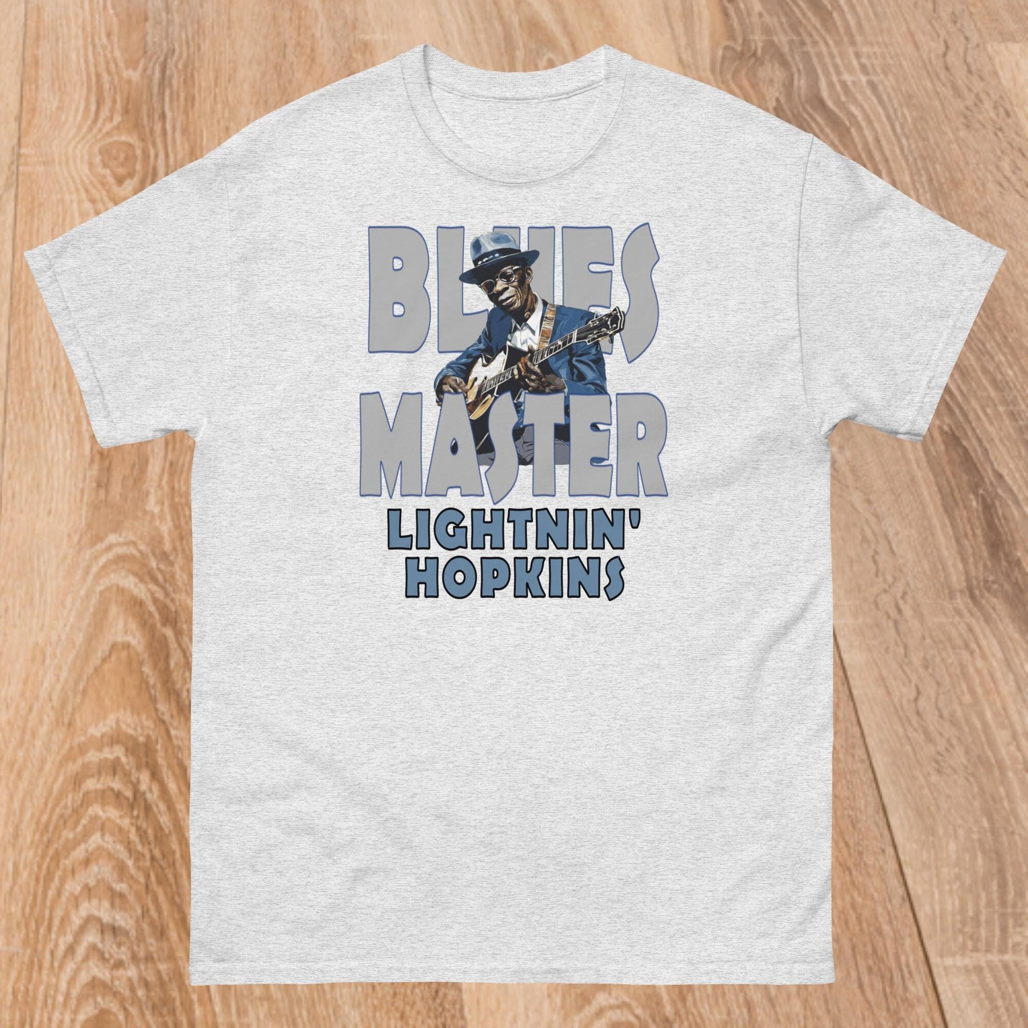ライトニン・ホプキンス ブルース マスター Tシャツ：ヴィンテージ