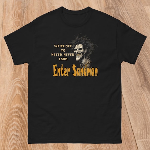 Enter Sandman Classic Rock Tshirt Salutes the Legacy of Metallica 