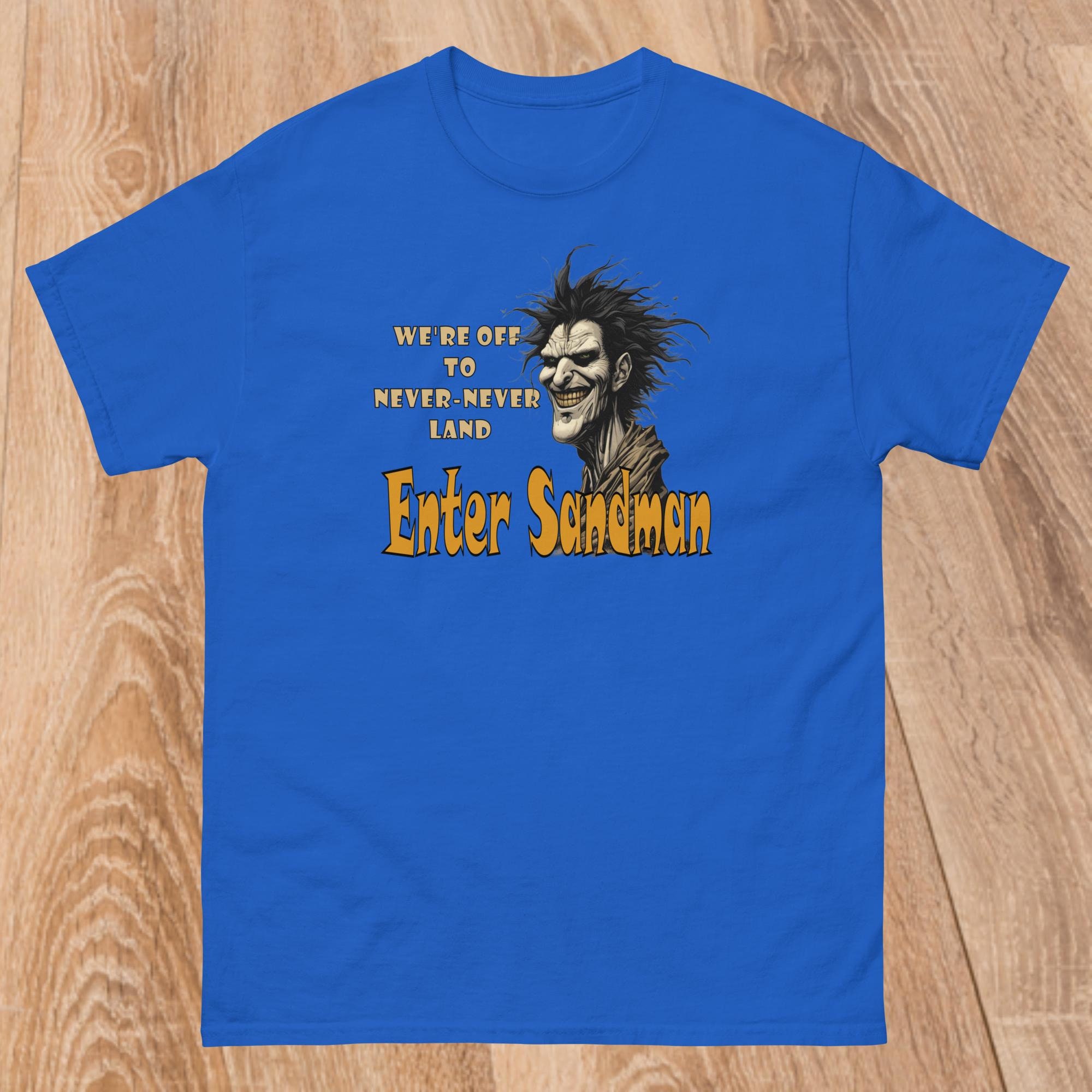 エンター・サンドマン メタリカ Tシャツ：カスタムヴィンテージロックT 