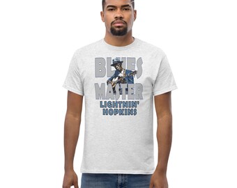 ライトニン・ホプキンス ブルース マスター Tシャツ：ヴィンテージ