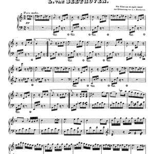 L. van Beethoven: Fur Elise