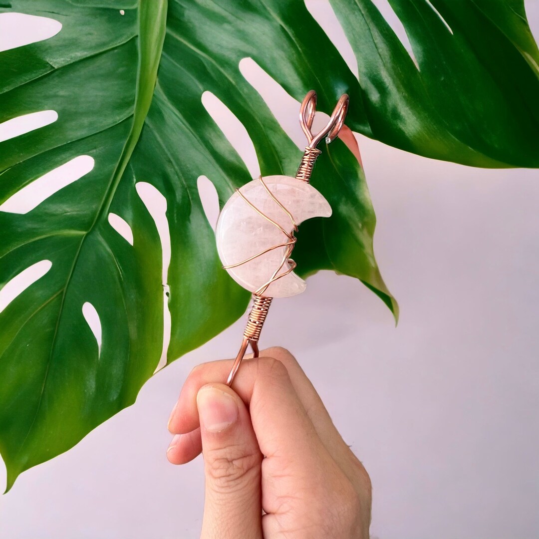 Stone Smoking Holder Cigarette Long Nails Protector Crystal Pipe Smoke