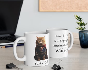 Halloween-mok| Mok 11oz| Kattenliefhebber mok| Halloween-koffiemok| Koffiemok| Spookachtige mok