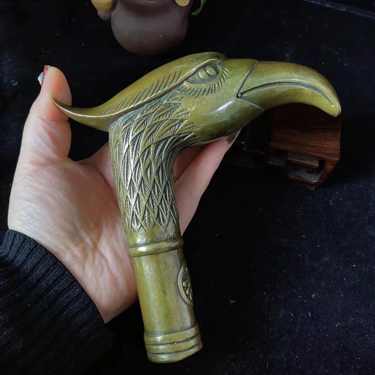 Brass Eagle Head Walking Stick at Rs 900/piece, Wooden Chair in Roorkee