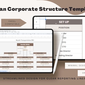 Simple Transportation Org Chart Editable Trucking Company Org Chart | Google Sheets Organizational ...