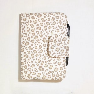 Cheetah Print Family Passport Holder, Travel Wallet Organizer, Essential folio, Work Folder, Vacation Flight Gift, Purse School Portfolio