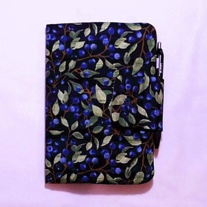 Blueberry Family Passport Holder, Travel Wallet Organizer, Essential folio, Work Folder, Vacation Flight Gift, Purse School Portfolio