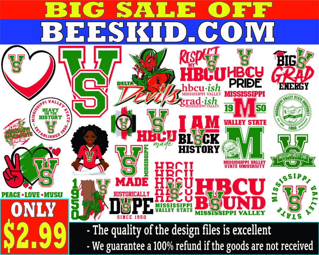 Mississippi Valley State Svg Hbcu Svg Hbcu Teams Svg Hbcu Etsy