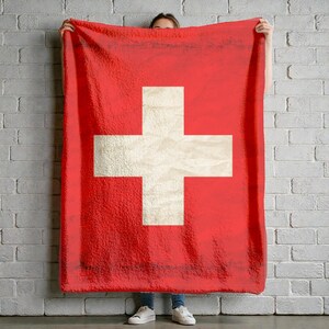 Vintage Swiss Flag - Etsy