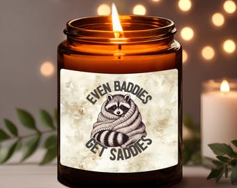 Even Baddies Get Sadies Candle | Scented Soy Candle in Amber Jar