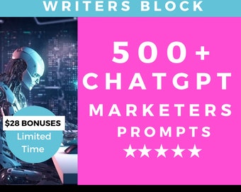 ChatGPT Marketers Prompts | ChatGPT Social Media Prompt Copywriting Prompts SEO Marketers Prompts SEO Productivity ChatGPT Prompt Generation