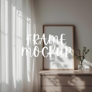 PSD Frame Mockup, Wallart mockup bundle, Interior Art Print, PSD Mockup Photoshop, Mid Century Modern Template, Frame Mockup Template