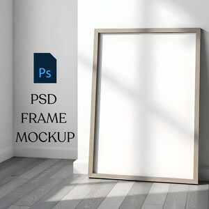 PSD Frame Mockup, Wallart mockup bundle, Interior Art Print, PSD Mockup Photoshop, Mid Century Modern Template, Frame Mockup Template