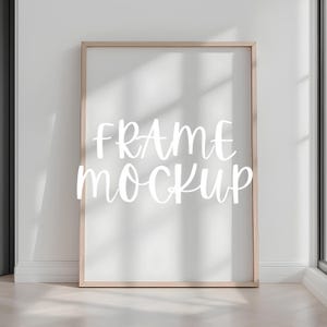 PSD Frame Mockup, Wallart mockup bundle, Interior Art Print, PSD Mockup Photoshop, Mid Century Modern Template, Frame Mockup Template
