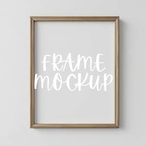 Vertical Frame Mockup : Home Interior Scene, Minimalist Portrait Frame Template ( JPG & PSD Digital Download )