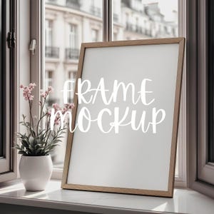 PSD Frame Mockup, Wallart mockup bundle, Interior Art Print, PSD Mockup Photoshop, Mid Century Modern Template, Frame Mockup Template