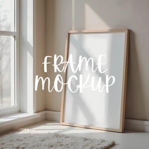 PSD Frame Mockup, Wallart mockup bundle, Interior Art Print, PSD Mockup Photoshop, Mid Century Modern Template, Frame Mockup Template