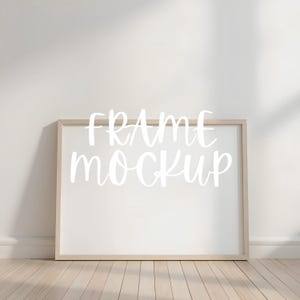 PSD Frame Mockup, Wallart mockup bundle, Interior Art Print, PSD Mockup Photoshop, Mid Century Modern Template, Frame Mockup Template