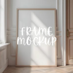 PSD Frame Mockup, Wallart mockup bundle, Interior Art Print, PSD Mockup Photoshop, Mid Century Modern Template, Frame Mockup Template