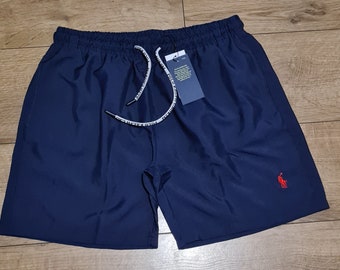Ralph Lauren Polo XL Extra Large Navy Swimming Shorts Trunks 34"  Waist Swimwear