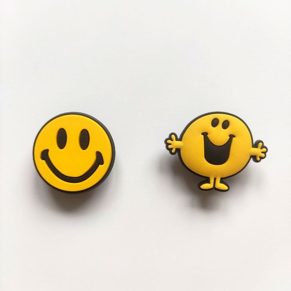 Lovely Smileys Croc Charms Clog Decoration