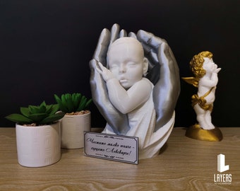 Regalo personalizzato per neonato/decorazione per la casa/regalo per la madre/ginecologo/regalo per il medico/regalo personalizzato/stampa 3D