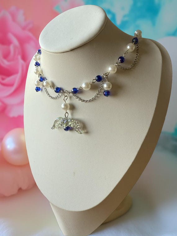 Angel Wing Choker Necklace