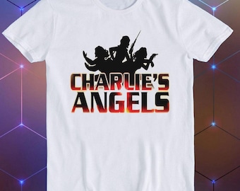Charlie's Angels TV Show Movie Style Music Design Music Joke Fashion Art Retro Funny Parody Gift Tee T Shirt E2378