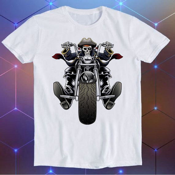 Funny Bicycle Cycling Skull Humor Graphic T-Shirt Funny Bicycle Cycling Skull Humor Graphic T-Shirt