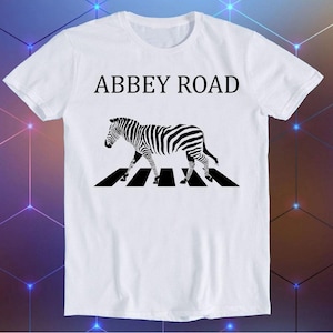 Zebra Crossing Abbey Road Music Retro Cool Mens Womens Unisex Cartoon Anime Top Gift Tee T Shirt E1123