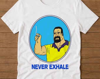 Never Exhale Mike Nolan The Big Lez Show Sassy The Sasquatch Tee T Shirt 1618