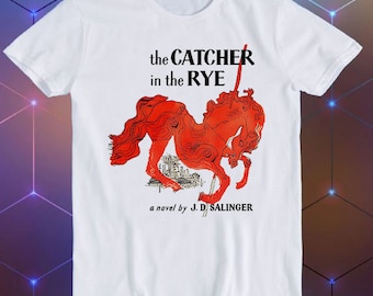 The Catcher In The Rye Book Banned Literary Literature Geek Nerd Top Parody Meme Movie Music Cool Funny Gift T Shirt E700