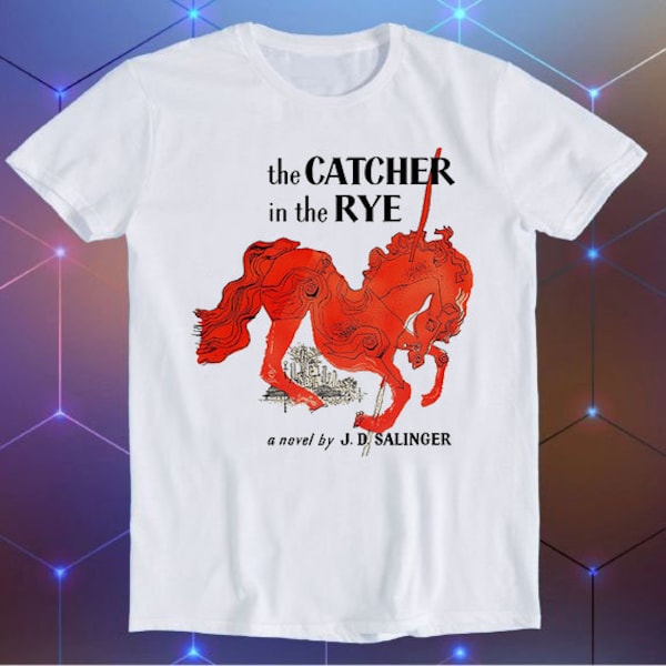 The Catcher In The Rye Book Banned Literary Literature Geek Nerd Top Parody Meme Movie Music Cool Funny Gift T Shirt E700