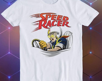 Speed Racer Go Movie Poster T Shirt Best Seller Funny Meme Unisex Men Women Cool Music Fashion Top Retro Gift Tee T Shirt E1423