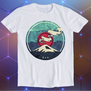 Fuji T Shirt Fuji-san Mount Japan Iconic Volcano Tokyo Cool Gift