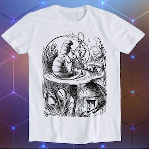 The Caterpillar Parody Alice In Wonderland Psychedelic Meme Funny Gift T Shirt E441