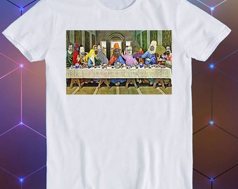 Jesus Last Supper of Browntown Mike The Big Lez Show Best Seller Funny Parody Funny Gift Tee T Shirt E1496