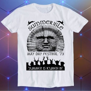 Summerisle Festival May Day 70s The Wickerman Funny Gift T Shirt E29