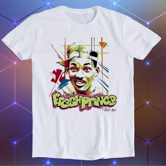 Fresh Prince of Bel Air T Shirt Will Smith 90s Film Cool Gift Tee 