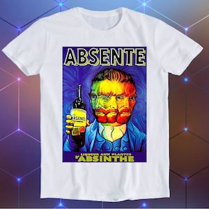 Absinthe Vincent Van Gogh Meme Unisex Gamer Cult Movie Music Cool Funny Gift T Shirt E151