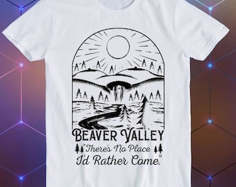 Beaver Valley Hilarious Novelty Saying Funny Meme Cool Funny Gift T Shirt E684