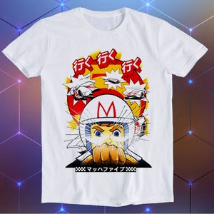 Go Speed Racer Go Japanisches Poster Sonderausgabe Bestseller Lustige Parodie Lustiges Geschenk T-Stück T-Shirt E1495