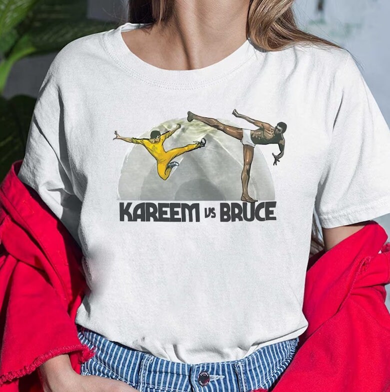 Kareem Abdul-jabbar Kareem Vs Bruce Shirt - Shibtee Clothing