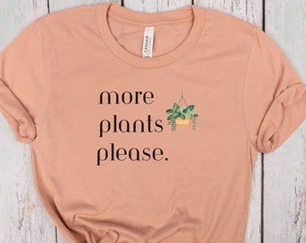 Botanical Shirt, Hanging Planter Tshirt, Plant Tee, Gift For Gardeners, Plant Lover Tshirt, Gifts for Plant Lovers, House Plant Tee